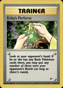 ERIKA'S PERFUME 110/132 UNCOMMON GYM HEROES POKEMON UNLIMITED MP - Image 2