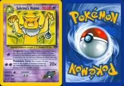 SABRINA'S HYPNO 56/132 UNCOMMON GYM CHALLENGE POKEMON UNLIMITED MP - Image 3