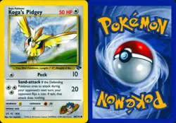 KOGA'S PIDGEY 80/132 COMMON GYM CHALLENGE POKEMON UNLIMITED LP - Image 3
