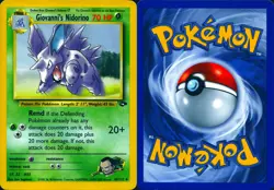 GIOVANNI'S NIDORINO 45/132 UNCOMMON GYM CHALLENGE POKEMON UNLIMITED LP - Image 3
