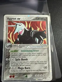Aggron ex - 89/100 - Pokemon Crystal Guardians Ultra Rare HP - Image 1