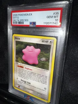 Pokemon Ditto 35/113 Delta Species Uncommon Regular PSA 10 2005 - Image 1