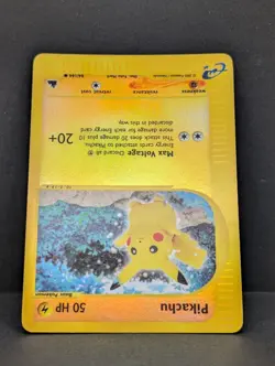 Pikachu 84/144 Skyridge Reverse Holo Rare Pokemon TCG Nintendo LP - Image 4