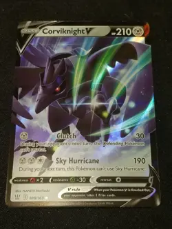Pokemon TCG Corviknight V Battle Styles 109/163 Holo Ultra Rare ~ Full Art - Image 1