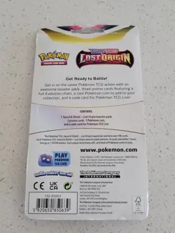 Pokemon Lost Origin Premium Checklane Blister Pack - Torterra - Charizard Coin - Image 5