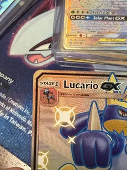 Pokemon TCG Lucario GX Full Art Hidden Fates Shiny Vault SV64/SV94 NM/M - Image 5