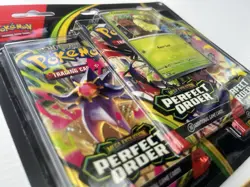 Pokemon Mega Evolution Perfect Order Booster Packs Lot of 3 Chikorita - Image 2