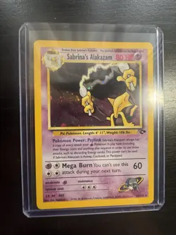 Sabrina’s Alakazam Holofoil #16 - Pokemon Gym Challenge - Image 1