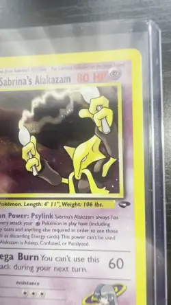 Sabrina’s Alakazam Holofoil #16 - Pokemon Gym Challenge - Image 2