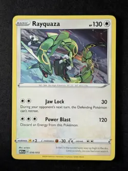2024 Pokemon RAYQUAZA #014/015 McDonald's Collection M24 EN Non Holo English - Image 1