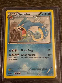 Pokemon TCG Gyarados Dragons Exalted 24 Holo Cosmos Holo Rare - Image 1