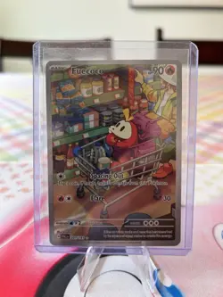 Pokemon TCG Fuecoco Scarlet & Violet Paldea Evolved 201/193 Illustration Rare - Image 1