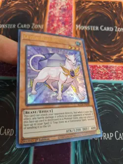 Yugioh Crystal Beast Amethyst Cat BLCR-EN048 Ultra Rare 1st Edition Near Mint - Image 2