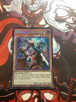 Yugioh | XX-Saber Faultroll (Secret Rare) L26D-ENX04 1st Edition NM - Image 1