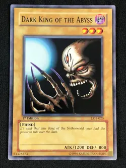 YUGIOH DARK KING OF THE ABYSS LOB-020 1ST COMMON (NM) - Image 1