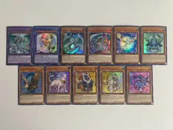 Yugioh Crystal Beast Set Sapphire Pegasus Ultimate Rainbow Dragon - Free Holo G - Image 1