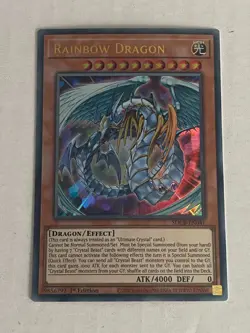 Yugioh Crystal Beast Set Sapphire Pegasus Ultimate Rainbow Dragon - Free Holo G - Image 5