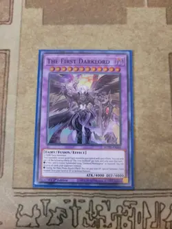 YUGIOH THE FIRST DARKLORD ROTD-EN040 SUPER 1ST ED NM - Image 1