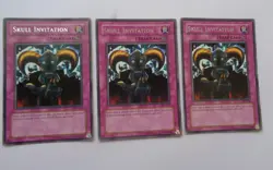 Playset: 3x Skull Invitation PSV-056 (Rare, Unlimited, Played / MP) Yugioh - Image 1