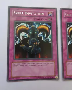 Playset: 3x Skull Invitation PSV-056 (Rare, Unlimited, Played / MP) Yugioh - Image 3