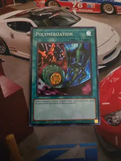 Yu-Gi-Oh! Polymerization (A) (Alternate Art) (Super Rare) RA03-EN051 Quarter - Image 1