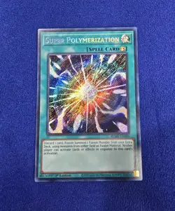 Yu-Gi-Oh! TCG Super Polymerization RA03-EN053 Super Rare NM - Image 1