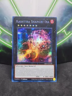 Yugioh Kashtira Shangri-Ira MP23-EN190 Prismatic Secret Rare 1st Edition NM - Image 1