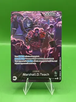 Marshall.D.Teach (English Version 2nd Anniversary Set) OP09-081 One Piece... - Image 1