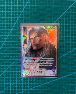 One Piece TCG King OP08-057 Alt Art Leader English - Image 1