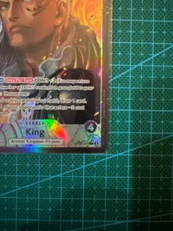One Piece TCG King OP08-057 Alt Art Leader English - Image 5