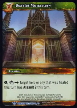 World of Warcraft TCG Scarlet Monastery - Dungeon Deck Treasure 59/60 - Image 1