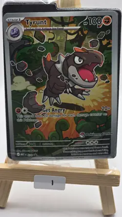 Pokemon Center Tyrunt MEP 070 Stamped Promo - Perfect Order (Sealed) - Image 1