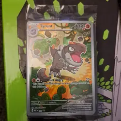 SEALED Tyrunt 070 Pokemon Center Stamp Black Star Promo & Non Stamped Variant - Image 1