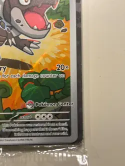 Pokemon TCG Tyrunt 070 Mega Evolution Promo Pokemon Center Stamp Sealed - Image 2