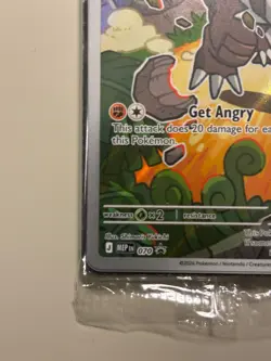 Pokemon TCG Tyrunt 070 Mega Evolution Promo Pokemon Center Stamp Sealed - Image 3