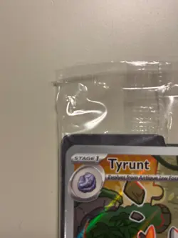 Pokemon TCG Tyrunt 070 Mega Evolution Promo Pokemon Center Stamp Sealed - Image 4