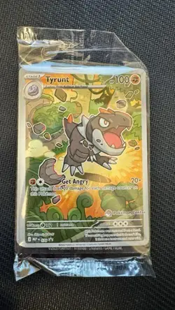 Pokemon TCG: Tyrunt MEP 070 Pokemon Center Stamp - Black Star Promo SEALED - NM - Image 1