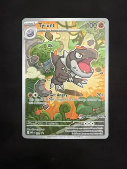 Pokemon Center Stamped Tyrunt MEP 070 Black Star Promo Near Mint - Image 1