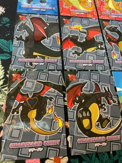 Hearts Holo❤x9 Bubble Charizard Pokemon Card Lot Team Rocket Card Database Peru - Image 5