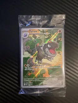 Pokemon Stamped Pokemon Center Tyrunt 070 Perfect Order Black Star Promo - NM - Image 1