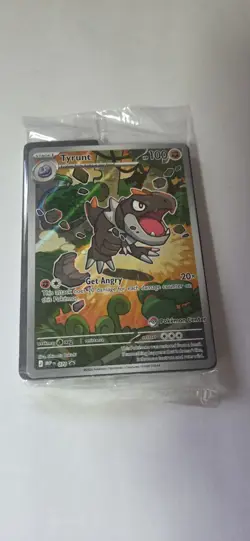 Pokemon TCG Perfect Order ETB Tyrunt MEP 070 Pokemon Center Stamped SEALED Promo - Image 1