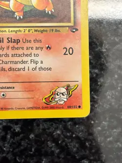 Blaine's Charmander 60/132 Gym Challenge 2000 Regular Common LP Pokemon Card - Image 4