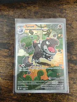 Pokemon Center Stamped Tyrunt MEP 070 ETB Promo - Image 1