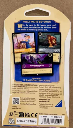 Disney 29 Lorcana Into The Inklands TCG Blister Booster Packs 348 Cards NEW - Image 3