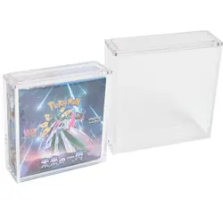 Acrylic Display Case for Pokemon Japanese Booster Box Premium Magnetic Top 6mm - Image 1
