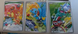 Pokemon TCG First Partner Illustration Collection Series 1 Kanto GEN 1 Starters - Image 1