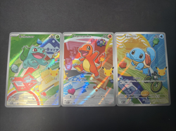 Pokemon TCG First Partner Illustration Collection Series 1 Kanto GEN 1 Starters - Image 1