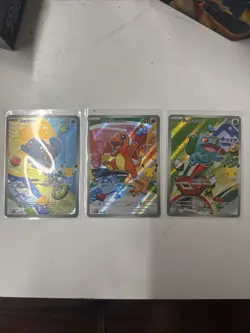 Pokemon TCG First Partner Illustration Collection Series 1: Kanto Gen 1 Starters - Image 1