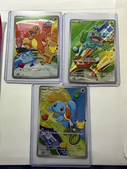 Pokemon TCG First Partner Illustration Collection Series 1: Kanto Gen 1 Starters - Image 1