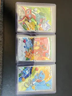Pokemon TCG First Partner Illustration Collection Series 1 Kanto Starters Gen 1 - Image 1